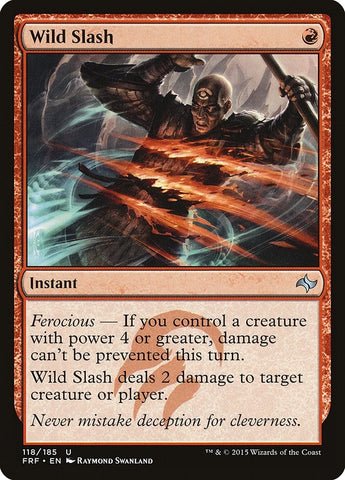 Image for Wild Slash (118) [Fate Reforged]
