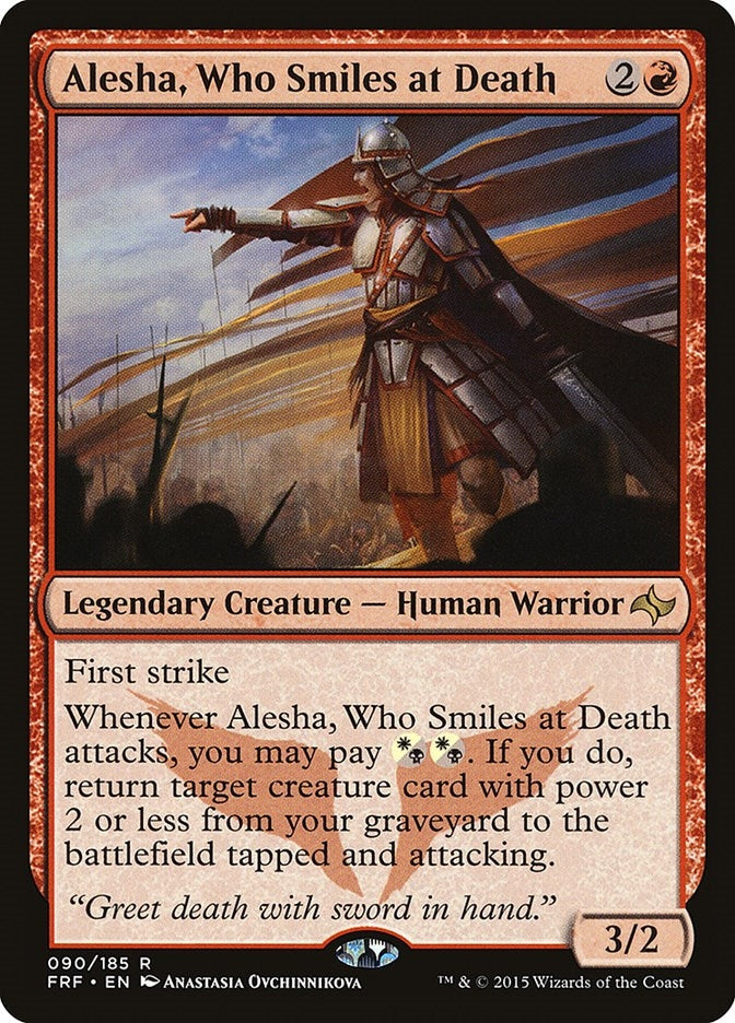 Image for Alesha, Who Smiles at Death (90) [Fate Reforged]