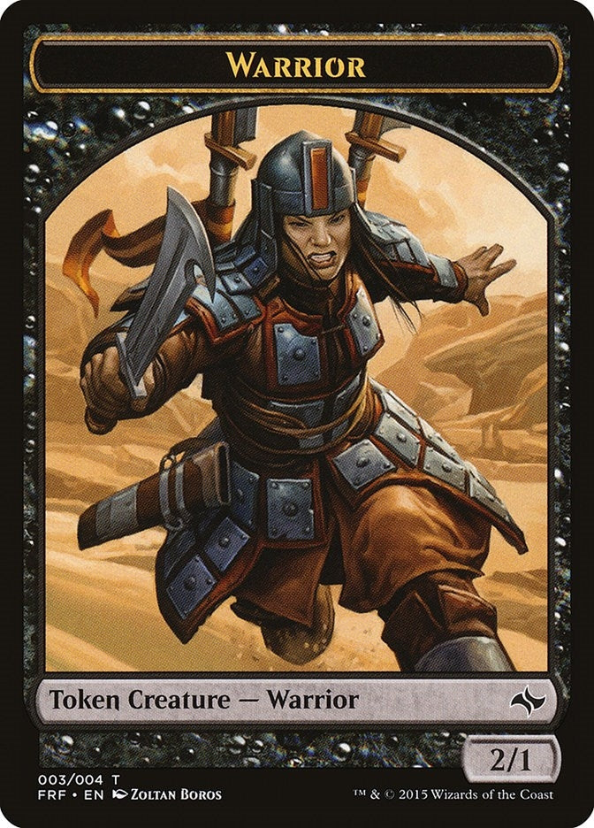 Image for Warrior Token (3) [Fate Reforged]