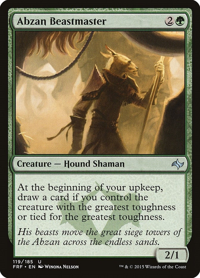 Image for Abzan Beastmaster (119) [Fate Reforged]