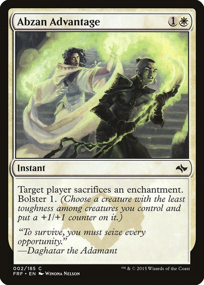 Image for Abzan Advantage (2) [Fate Reforged]
