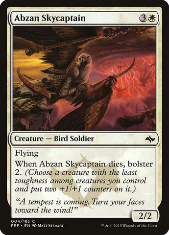 Image for Abzan Skycaptain (4) [Fate Reforged]