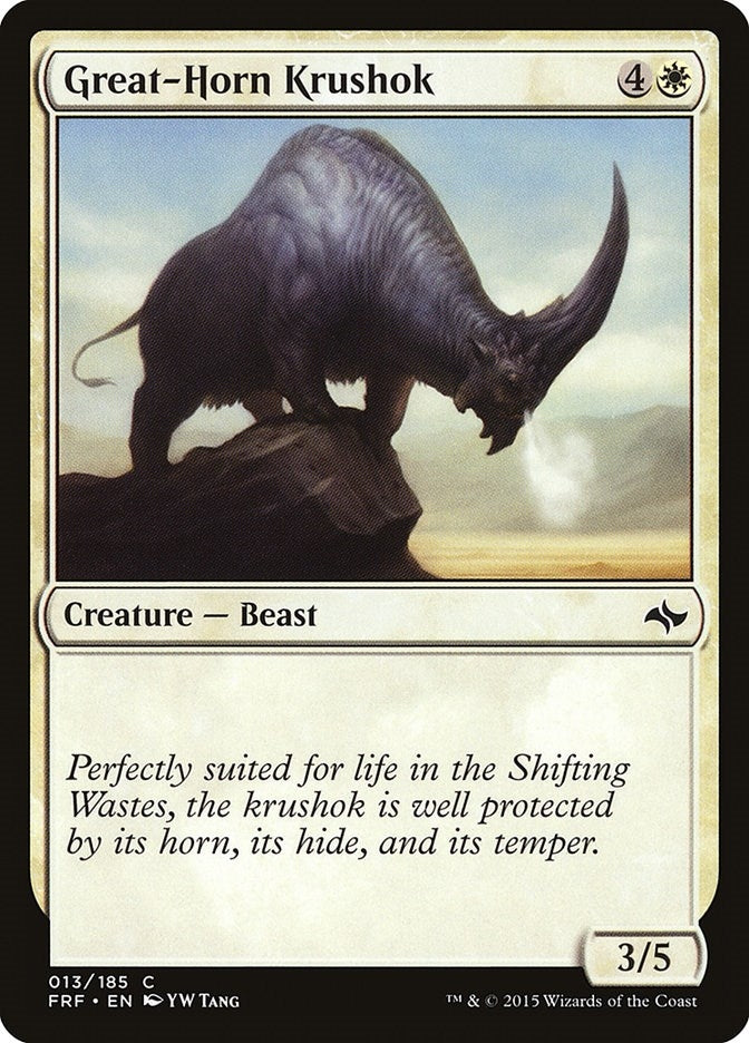 Image for Great-Horn Krushok (13) [Fate Reforged]