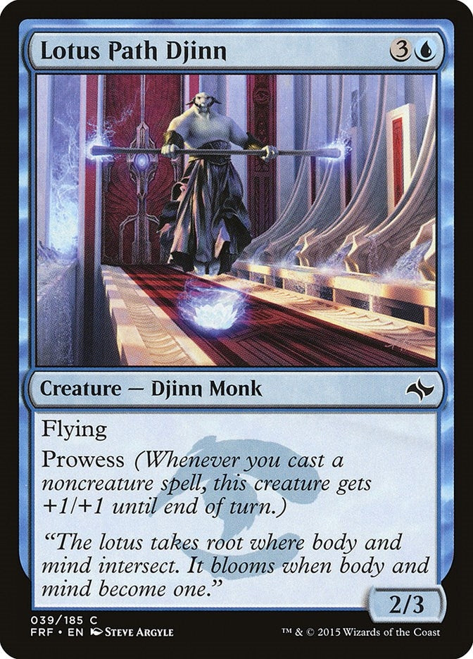 Image for Lotus Path Djinn (39) [Fate Reforged]