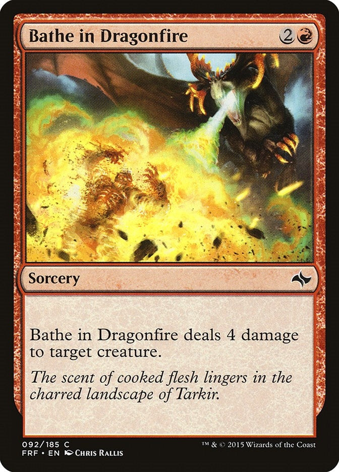 Image for Bathe in Dragonfire (92) [Fate Reforged]