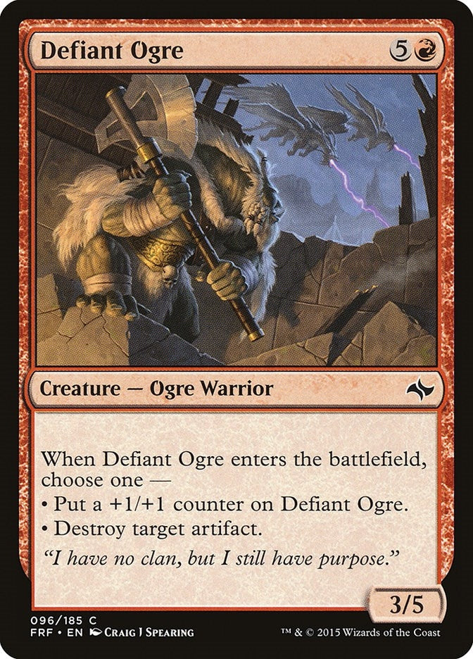 Image for Defiant Ogre (96) [Fate Reforged]