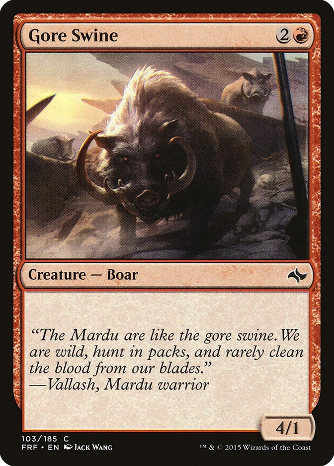 Image for Gore Swine (103) [Fate Reforged]