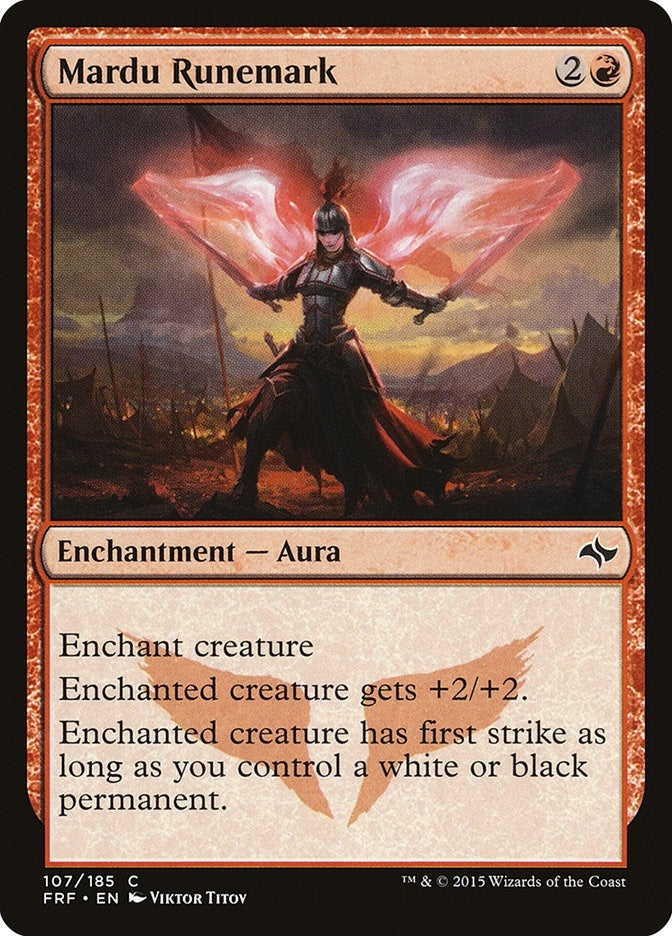 Image for Mardu Runemark (107) [Fate Reforged]
