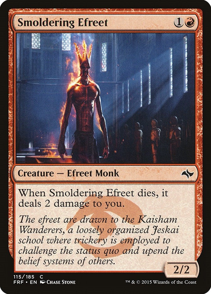 Image for Smoldering Efreet (115) [Fate Reforged]