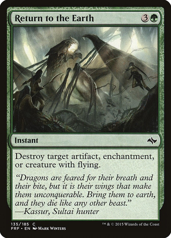 Image for Return to the Earth (135) [Fate Reforged]