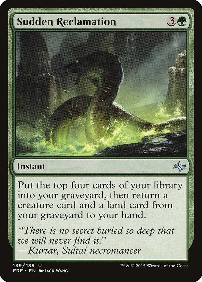 Image for Sudden Reclamation (139) [Fate Reforged]