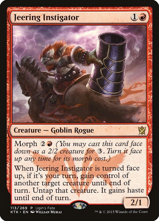 Image for Jeering Instigator (113) [Ugin's Fate Promos]