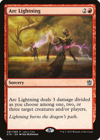 Image for Arc Lightning (97) [Ugin's Fate Promos]