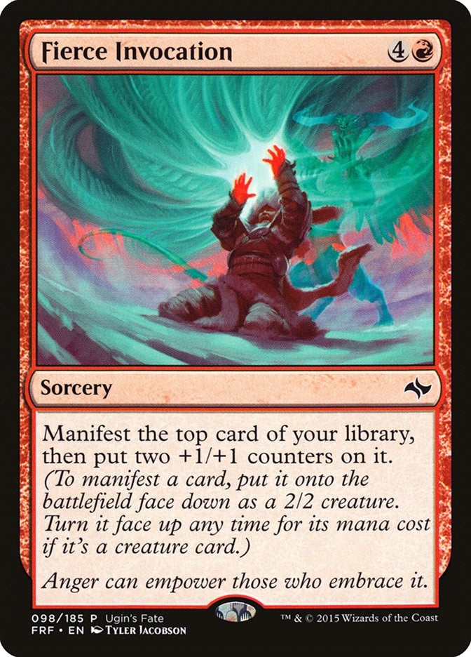 Image for Fierce Invocation (98) [Ugin's Fate Promos]