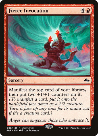 Image for Fierce Invocation (98) [Ugin's Fate Promos]
