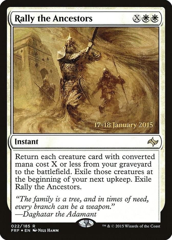 Image for Rally the Ancestors (22) [Prerelease Cards]