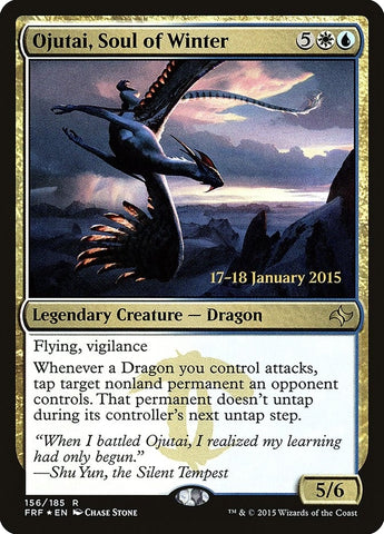 Image for Ojutai, Soul of Winter (156) [Prerelease Cards]