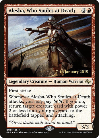 Image for Alesha, Who Smiles at Death (90) [Prerelease Cards]