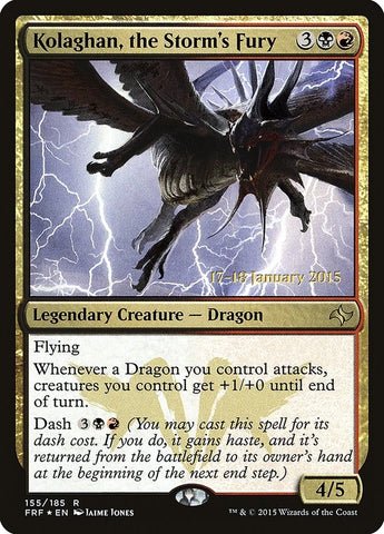 Image for Kolaghan, the Storm's Fury (155) [Prerelease Cards]