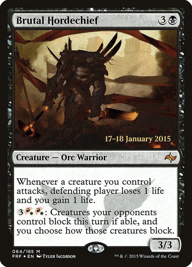 Image for Brutal Hordechief (64) [Prerelease Cards]