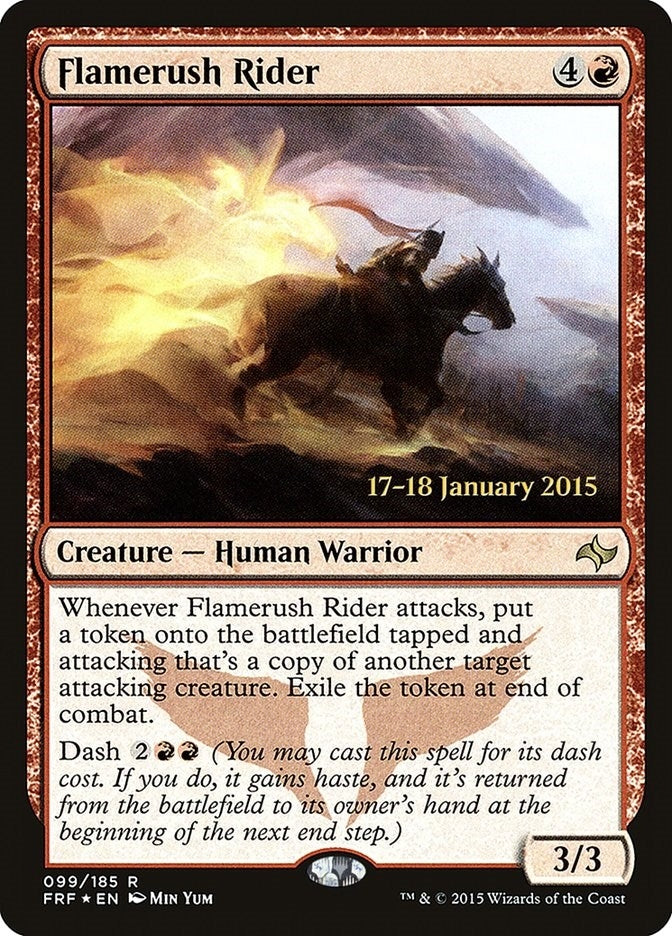 Image for Flamerush Rider (99) [Prerelease Cards]