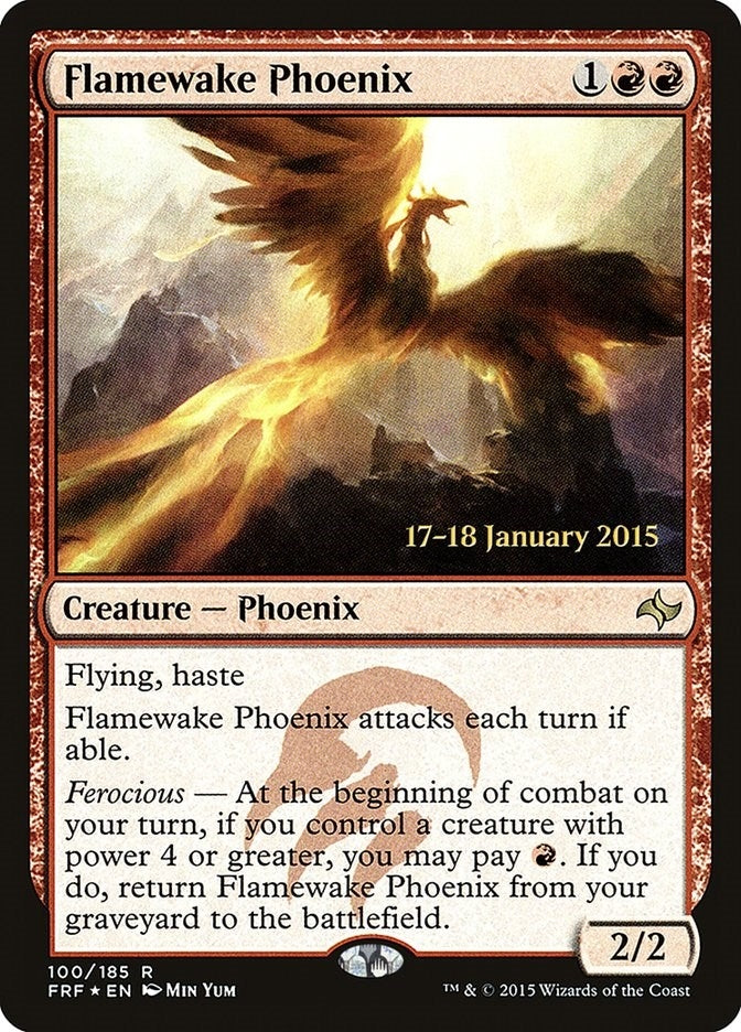Image for Flamewake Phoenix (FRF) (100) [Prerelease Cards]