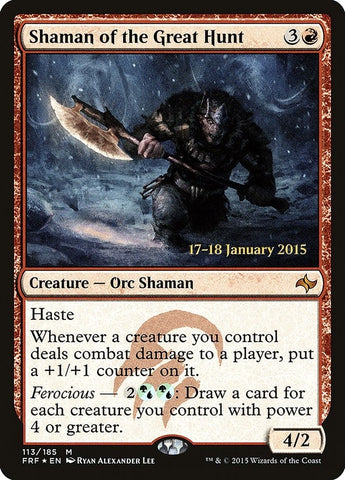Image for Shaman of the Great Hunt (113) [Prerelease Cards]