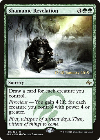 Image for Shamanic Revelation (138) [Prerelease Cards]