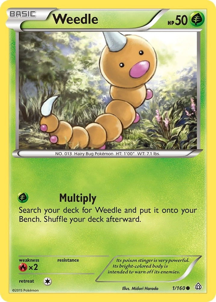 Image for Weedle (1/160) [XY - Primal Clash]