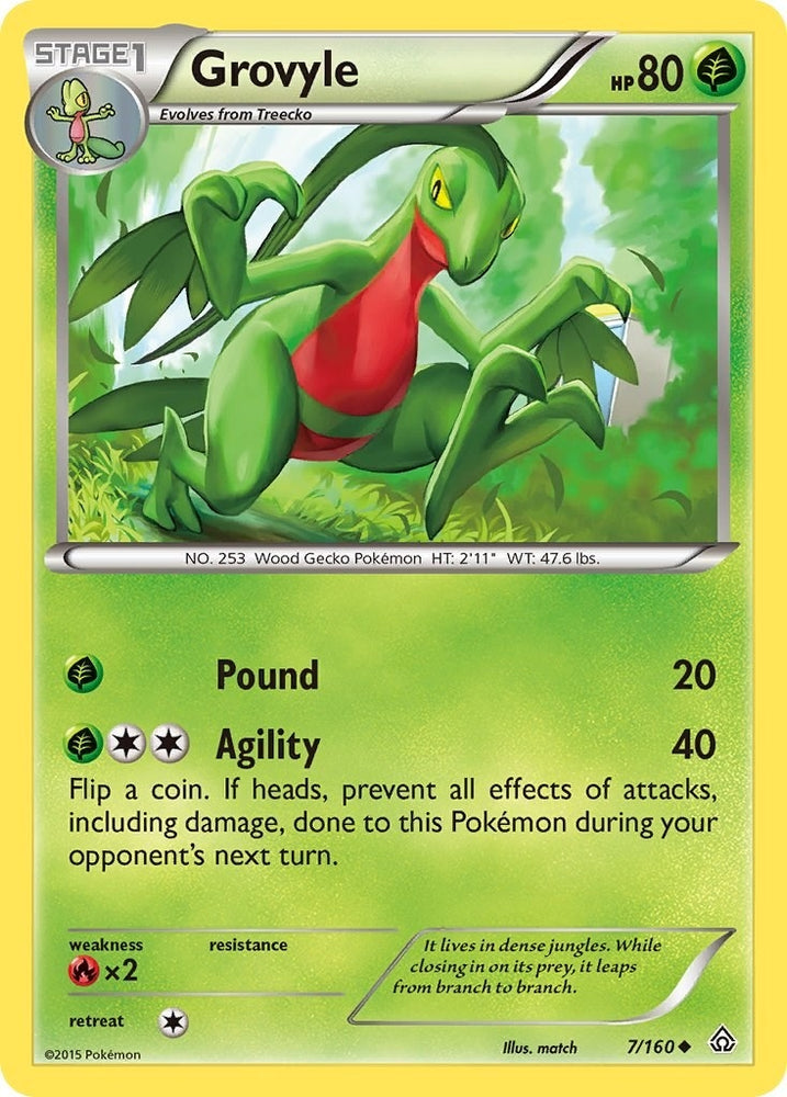 Image for Grovyle (7/160) [XY - Primal Clash]