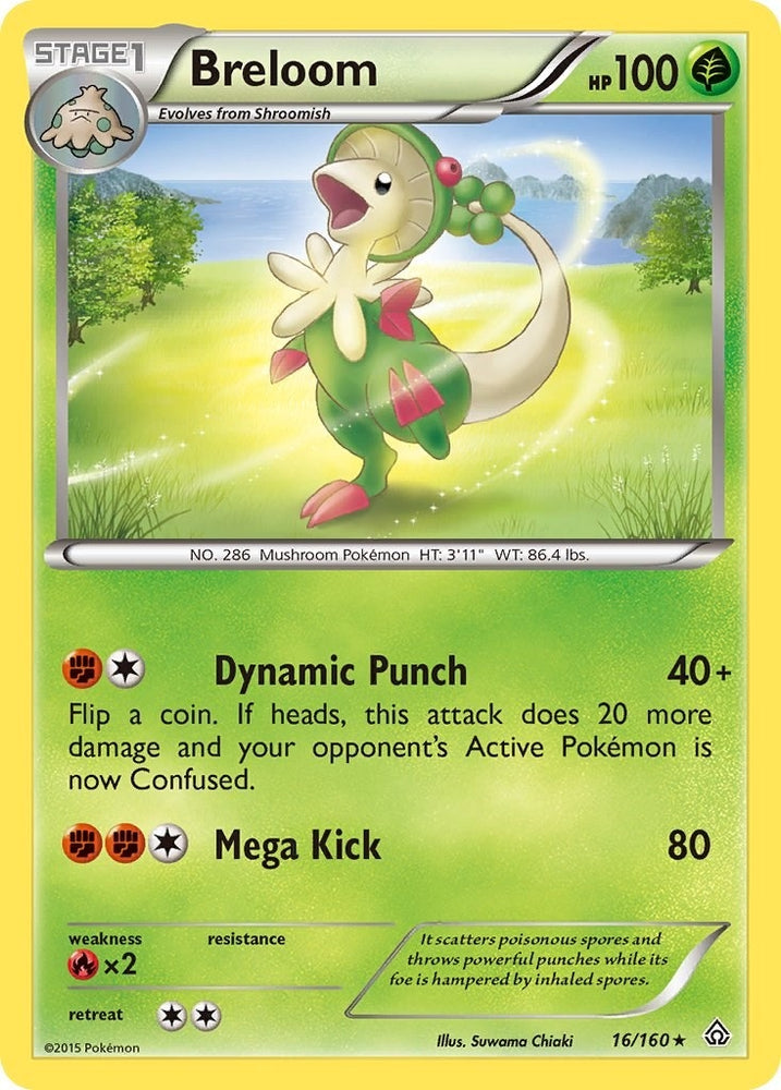 Image for Breloom (16/160) [XY - Primal Clash]