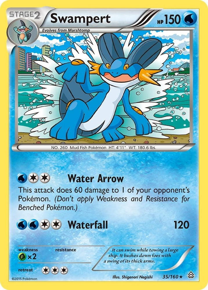 Image for Swampert (35/160) [XY - Primal Clash]