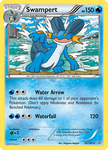 Image for Swampert (35/160) [XY - Primal Clash]