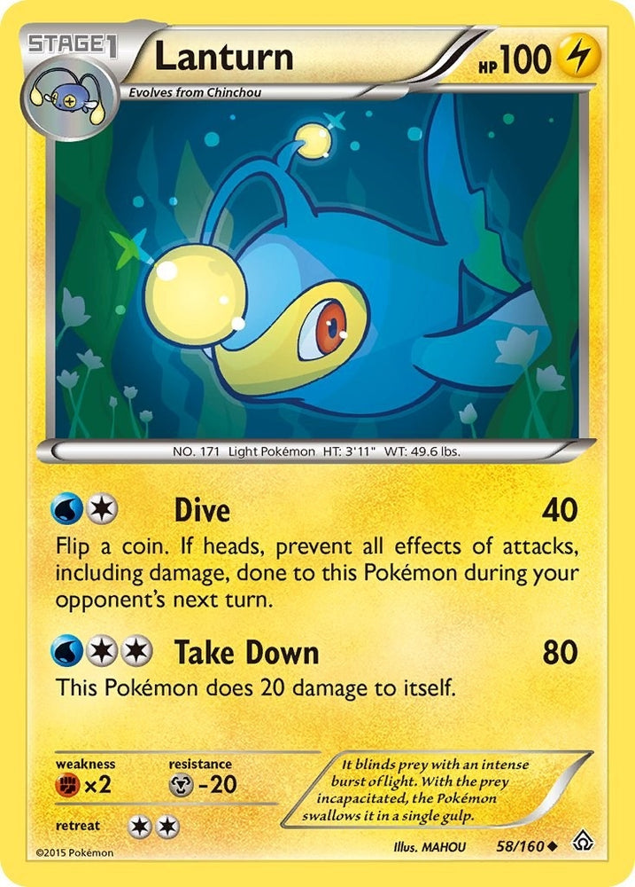 Image for Lanturn (58/160) [XY - Primal Clash]