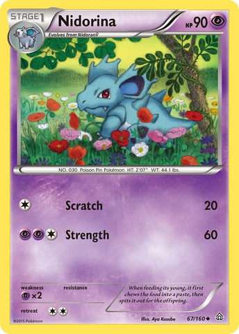 Image for Nidorina (67/160) [XY - Primal Clash]