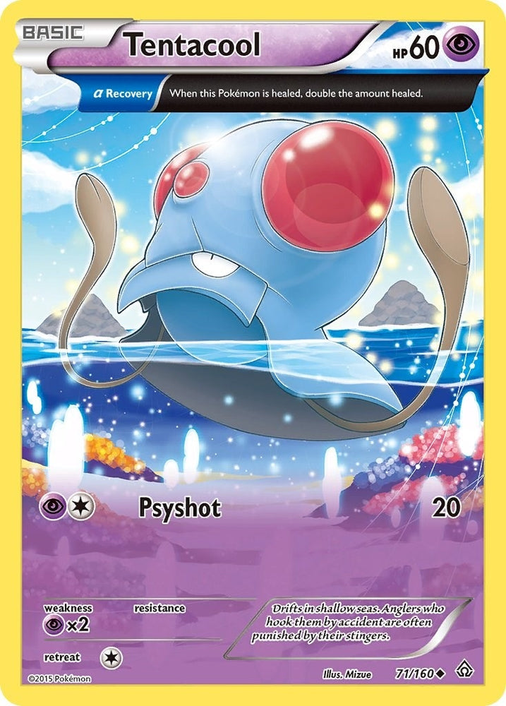 Image for Tentacool (Alpha) (71/160) [XY - Primal Clash]