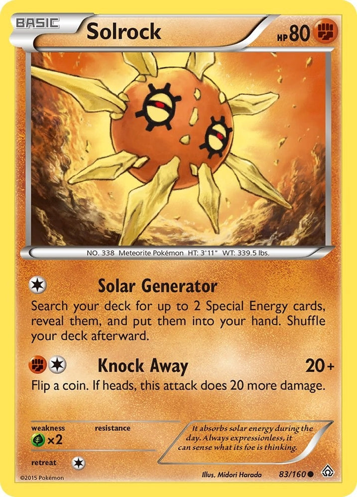 Image for Solrock (83/160) [XY - Primal Clash]
