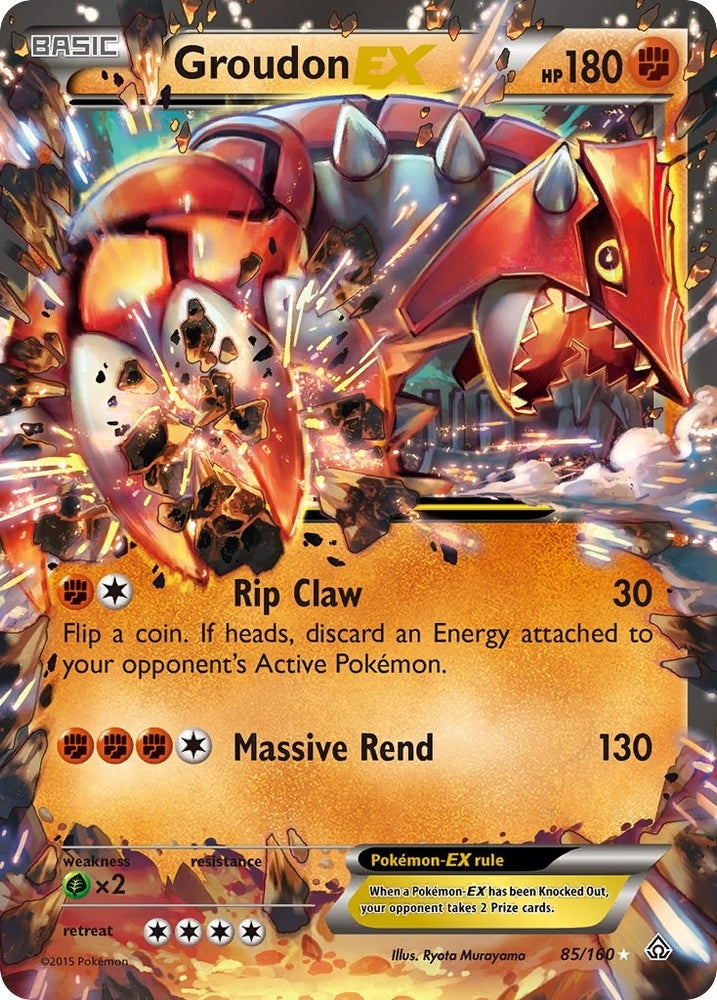 Image for Groudon EX (85/160) [XY - Primal Clash]