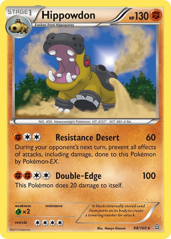 Image for Hippowdon (88/160) [XY - Primal Clash]