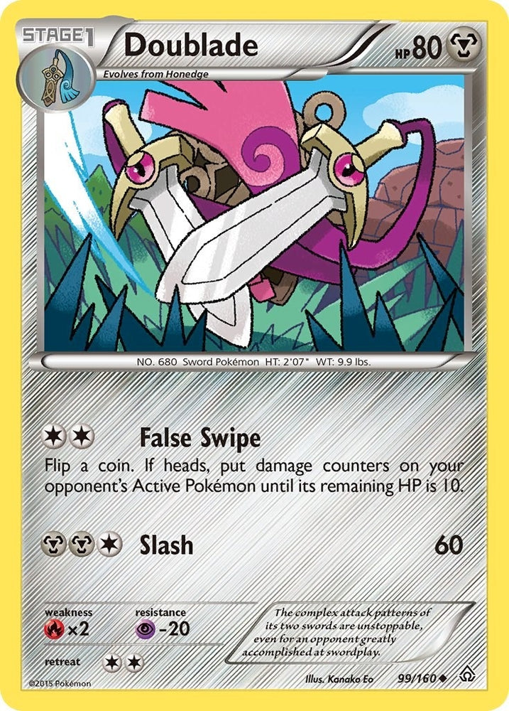 Image for Doublade (99/160) [XY - Primal Clash]