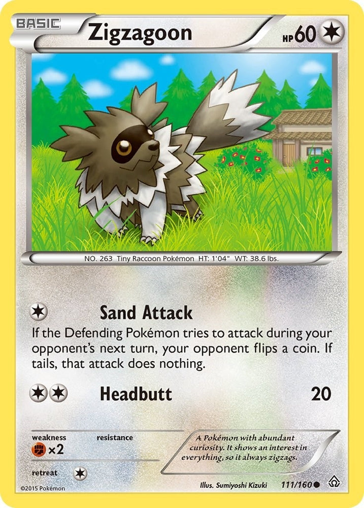Image for Zigzagoon (111/160) [XY - Primal Clash]