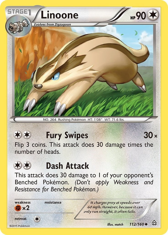 Image for Linoone (112/160) [XY - Primal Clash]