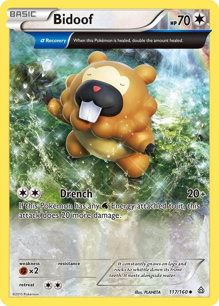 Image for Bidoof (Alpha) (117/160) [XY - Primal Clash]