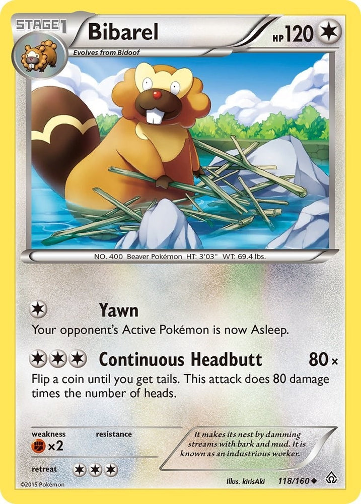 Image for Bibarel (118/160) [XY - Primal Clash]