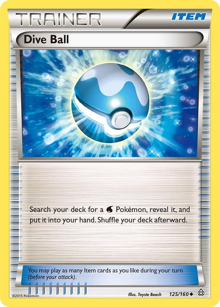 Image for Dive Ball (125/160) [XY - Primal Clash]
