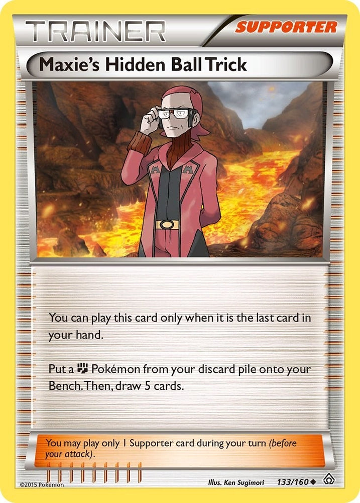 Image for Maxie's Hidden Ball Trick (133/160) [XY - Primal Clash]