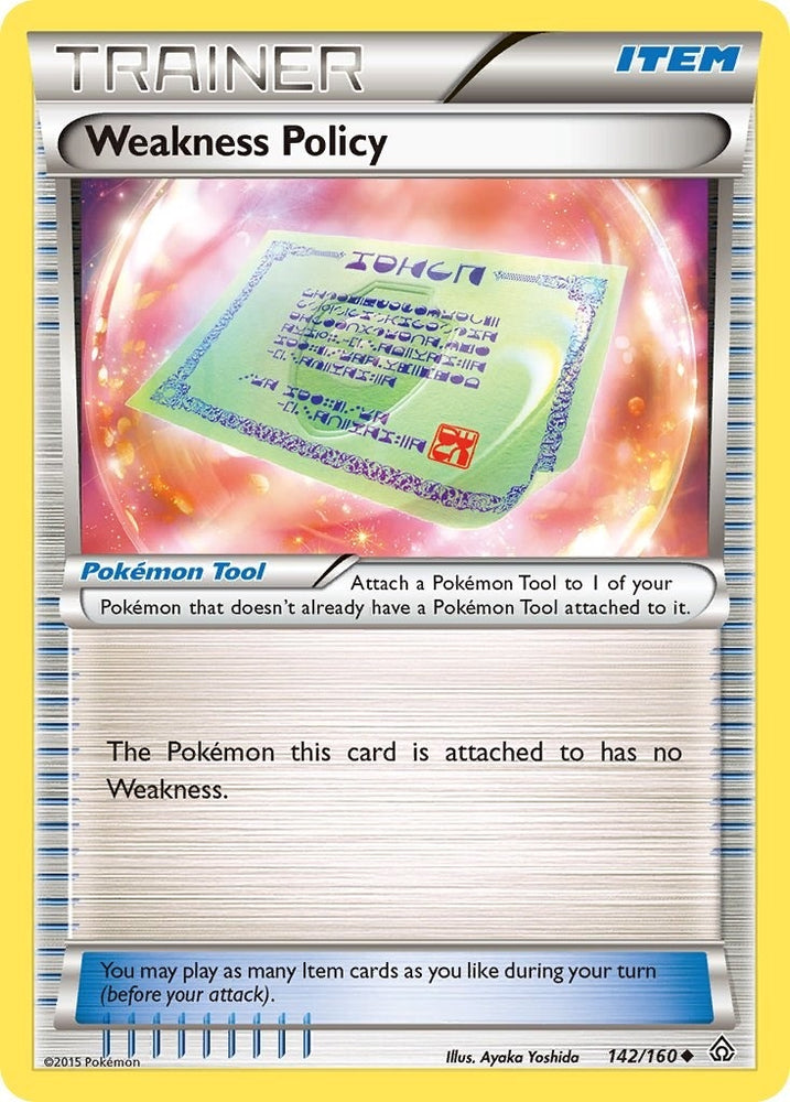 Image for Weakness Policy (142/160) [XY - Primal Clash]