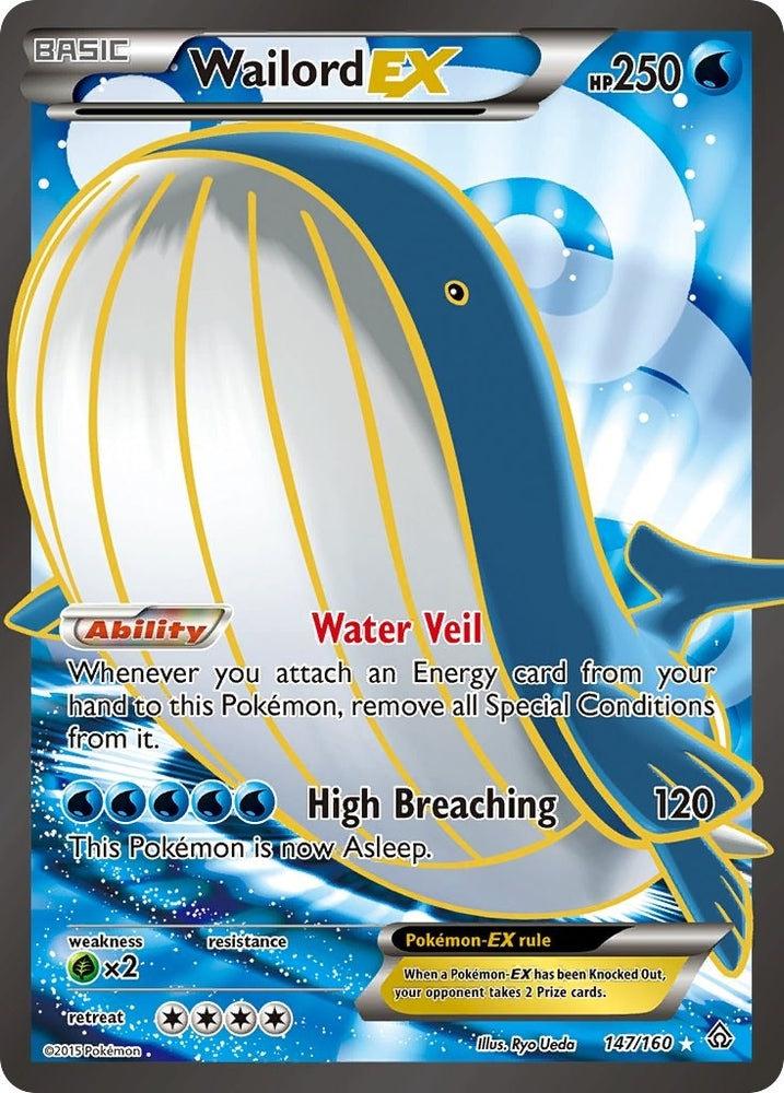 Image for Wailord EX (147 Full Art) (147/160) [XY - Primal Clash]