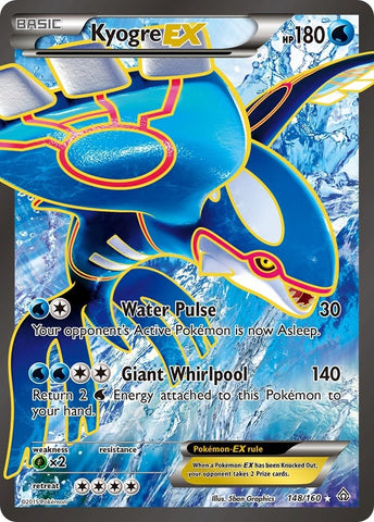 Image for Kyogre EX (148 Full Art) (148/160) [XY - Primal Clash]