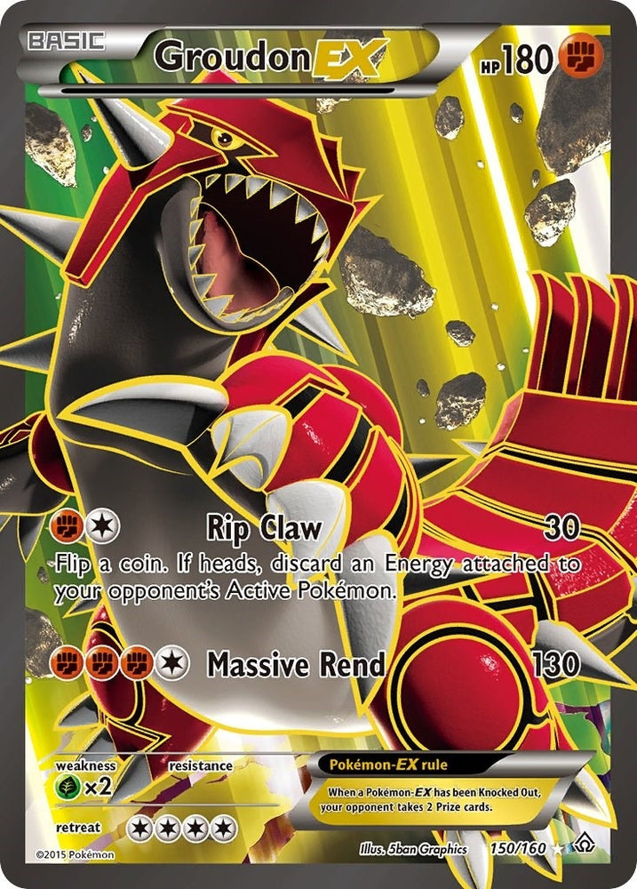 Image for Groudon EX (150 Full Art) (150/160) [XY - Primal Clash]